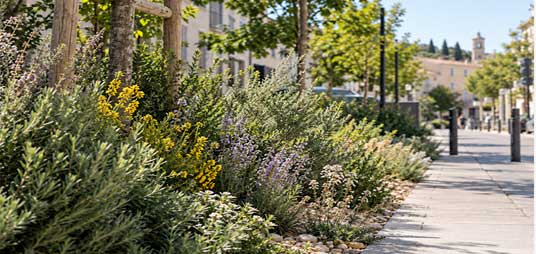 Végétaux indigènes sauvages, végétalisation urbaine